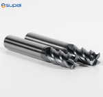 HRC50/55/60/65 4 Flute Carbide End Mill 3mm - 12mm Diameter For Stainless Steel